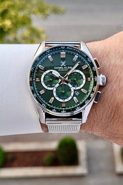 Daniel Klein Kadranı Yeşil Kordonu Metalik Renk 2 Yıl Garantili Göstergeleri ...
