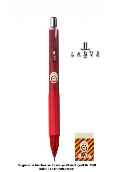 Galatasaray Licensed Wise Versatil Pen Metal Tip 0.7mm Gs Figured