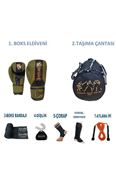 Dragondo Gifttoom, Kıck Boks Sporcu Çantalı antrenman Seti Boxing, Dragon Legacy Boks Eldiveni ve Ekipmanı