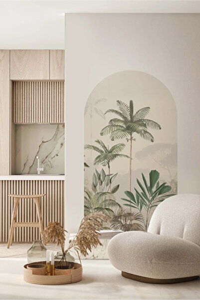 Kt Grup Palmiyeler Boho Kemer Arch Modern Duvar Sticker