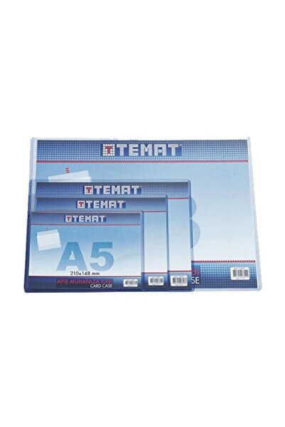 Temat (a5) حاوية تخزين الملصقات شفافة