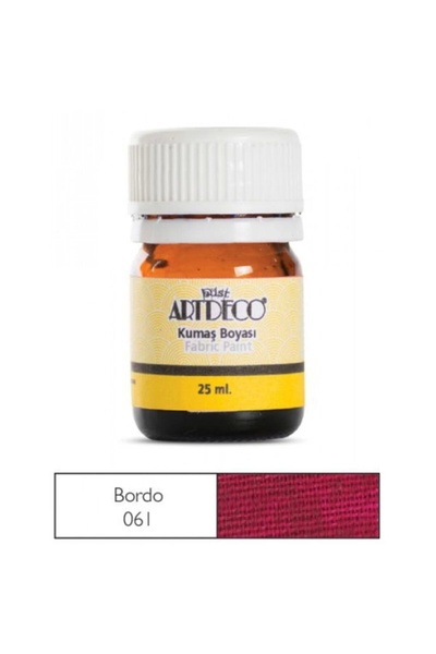 Artdeco Kumaş Boyası 25ml Bordo 061