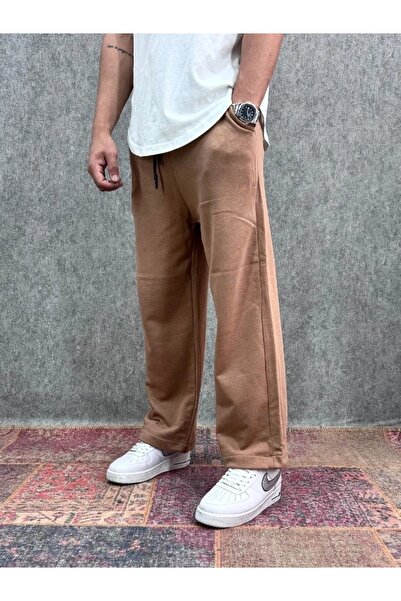 FıttingRoom Elastic Waist Tube Leg Baggy Trousers