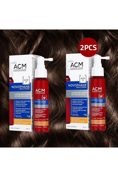 ACM Novophane Reactional Anti-Hair Loss Lotion 2*100ml - 2 pieces