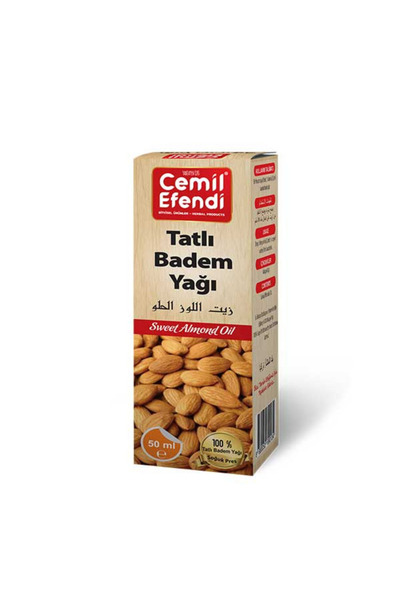 Cemilefendi Tatlı Badem Yağı 50ml %100 Saf Doğal