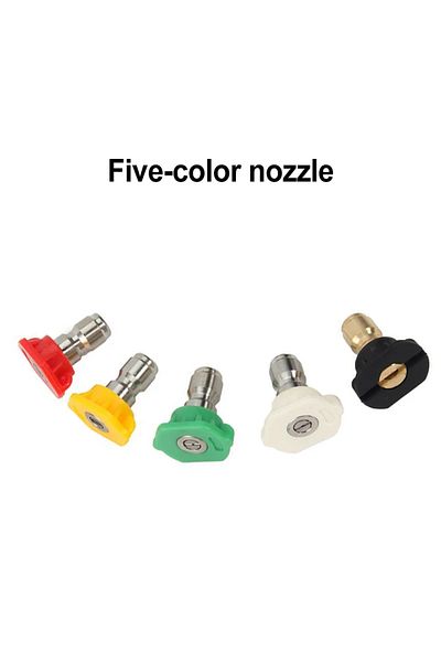 Choice Five-color nozzles Karcher K2-K7 High Pressure Washer Quick Adapter – 5-Color Foam Pot Nozzle Set fo