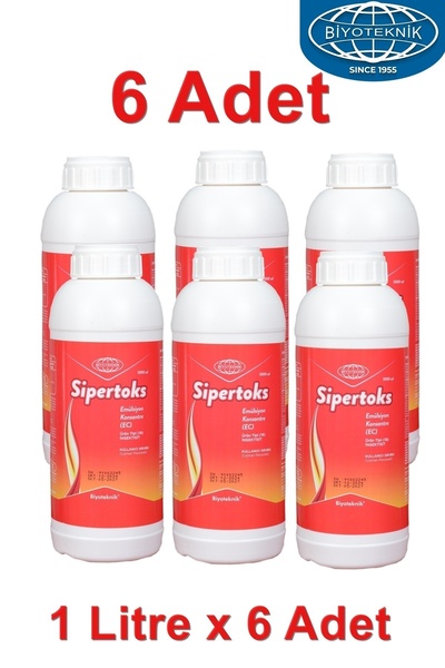 Biyoteknik 6 Adet Sipertoks 1 Litre İnek Koyun Keçi Ve Kanatlı Barınaklarında...