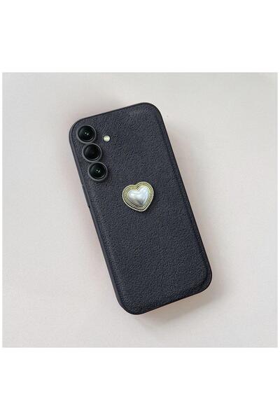 Zebana Samsung Galaxy A17 Compatible Case Velvix Silicone Case Black