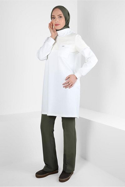 Alvina THROAT COLLAR TUNIC 44244