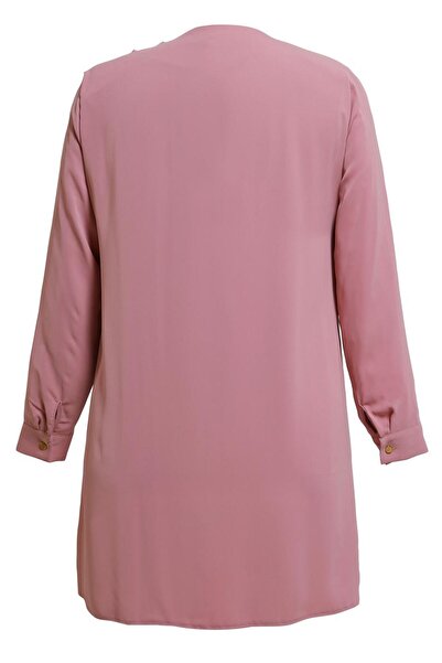 Alvina Plus Size Pleated Detailed Tunic 20402