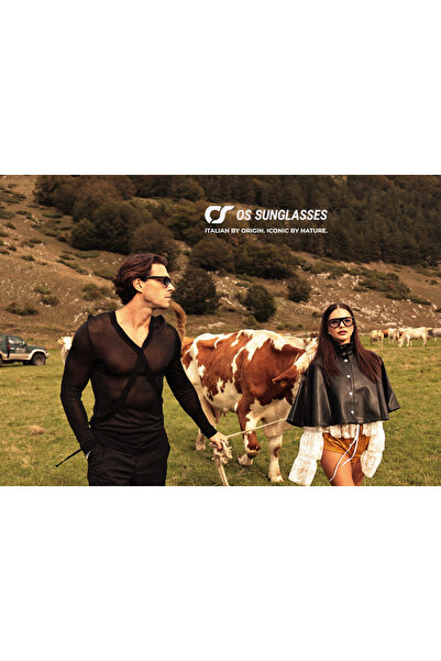 OS Sunglasses Ochelari de soare Dakota albaștri pentru bărbați și femei