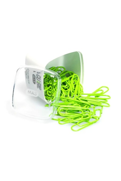 Mas Agrafă colorată Cubbie de 28 mm, verde - 2 cutii