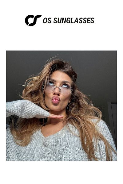 OS Sunglasses Ochelari de soare Cairo albastru deschis pentru bărbați și femei