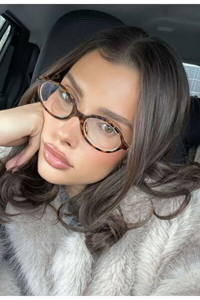 BluePepper Miux Leopard Oval Frame - Blue Light Protection Optical Screen Goggles, Replaceable Glasses