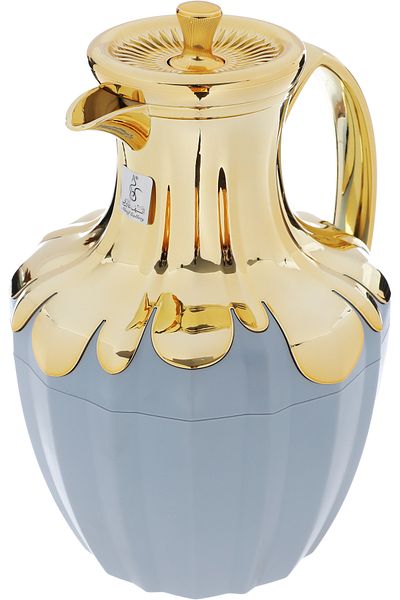 Alsaif Gallery Al Saif Gallery Thermal Glass Thermos, 1 Liter - Cyan