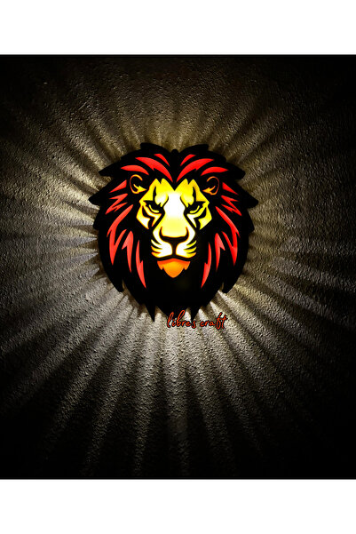 librescraft 3d Dekoratif Hediyelik Ultraaslan Gece Lambası