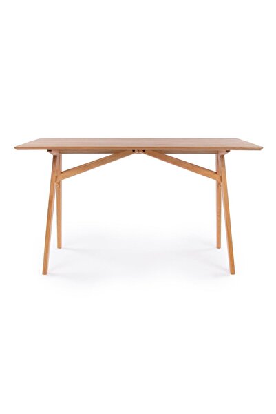 unboxdeco Akrobat Masif Kayın Ahşap İskandinav Çalışma Masası