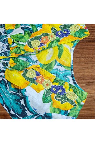 india Short antique dress