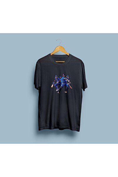 Generic Brand Tricou unisex cu design Oversize Cricket Players