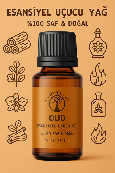 di naturel Oud Uçucu Yağ %100 Saf Doğal Esans Buhurdanlık Difüzör Oda Esansı ...