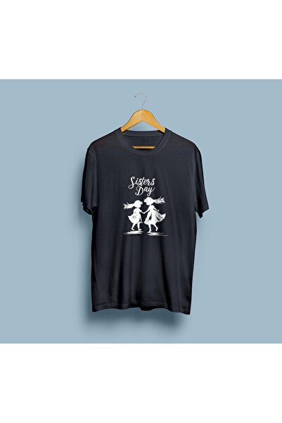 Generic Brand Unisex T-shirt με σχέδιο "Ημέρα της Αδελφής" σε Oversized