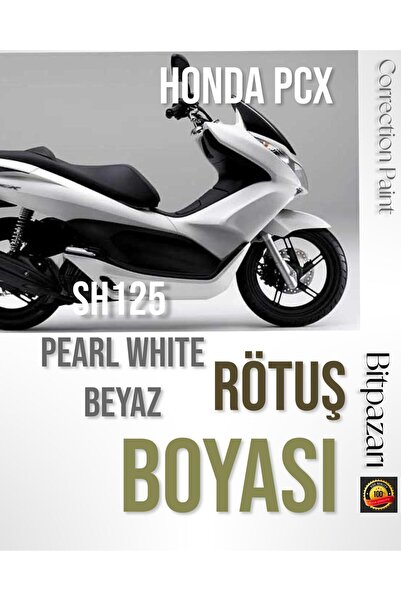 Flea Market Honda Forza250/750 Pcx125 Sh125 Uyumlu White Pearl - Rötuş Boyası...