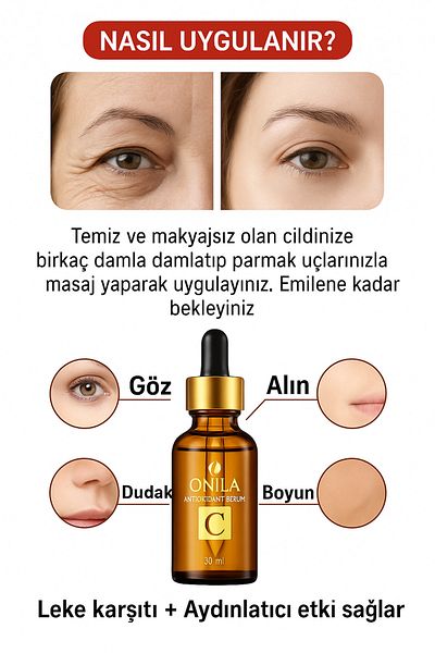 Onila C Vit Brightening and Tone Equalizing Care Serum 30 ml 12% Ascorbic Acid & Ferulic Acid 0.3%