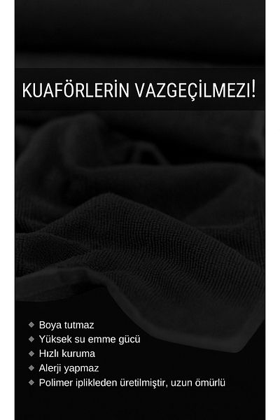 Embays 50X90Cm Microfiber Towel - 12 Pieces Barber, Hairdresser and Athlete Suit
