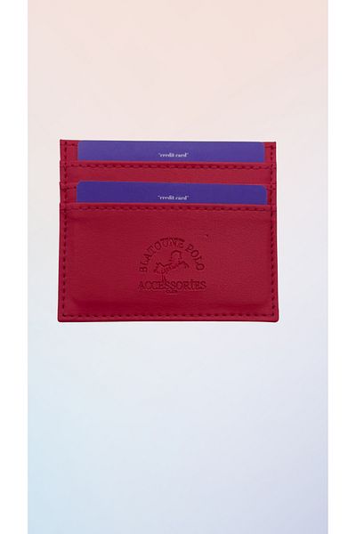 Blatoune Polo Unisex Faux Leather Slim Model Χάρτινη θήκη για κάρτες πιστωτικής κάρτας και επαγγελματικής κάρτας