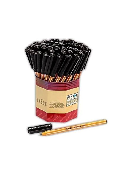 Pensan 1010 Tükenmez Kalem ( 1mm ) Siyah 60'lı 1 Mm
