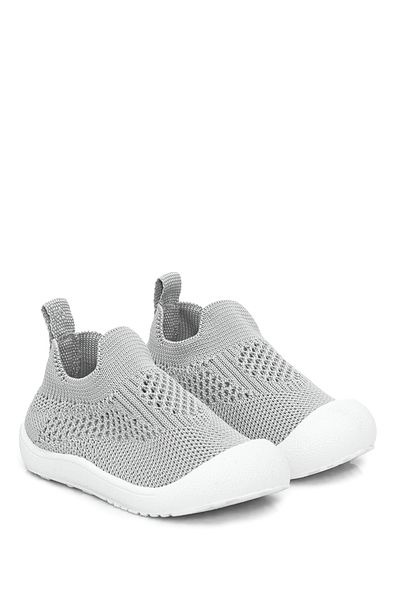 PABUCKO CRAZY SOCKS Flexible Orthopedic, Non-Slip Sole Children/Baby Gray First Step Shoes Suitable for Foot Structure
