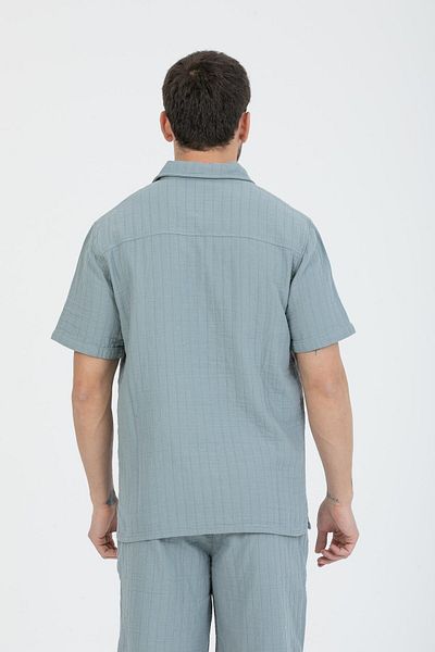 Store Casual summer outfit for men |   100% cotton shirt & shorts set