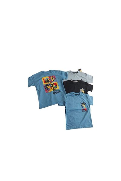 CUBBUX Tricou pentru băiat 5 buc (5 culori diferite)
