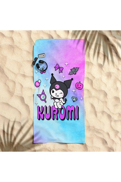 hediyechy Gift Duvet Cover Kuromi Printed Piaj Towel