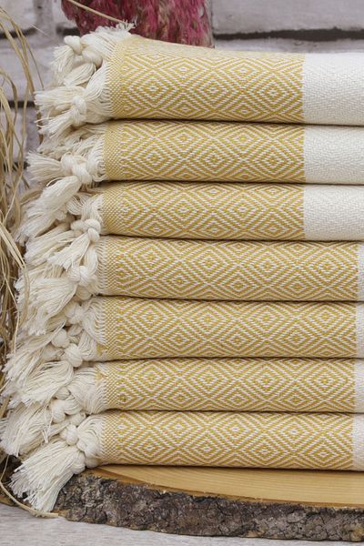 Fabric Box 100% bumbac natural - prosop de baie Diamond Peshtemal, prosop de plaja de baie turceasca