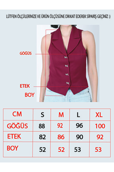 deqfashion Women's Pink Bow Buttoned Blazer Vest