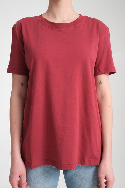 Store 100% Cotton Short Sleeve Crew Neck Basic T-Shirt