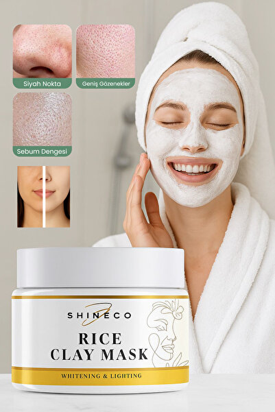 Shineco Pirinç Maske 50 Ml - Beyazlatıcı Etki, Cilt Aydınlatma, Yenileme, Göz...