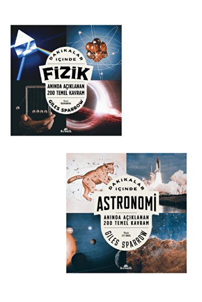 Kronik Kitap Dakikalar İçinde Fizik - Dakikalar İçinde Astronomi - Giles Spar...
