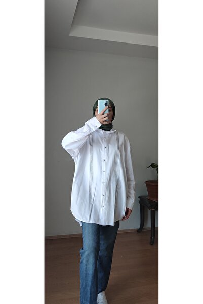 ACTUEL Bead Detailed Stylish Shirt