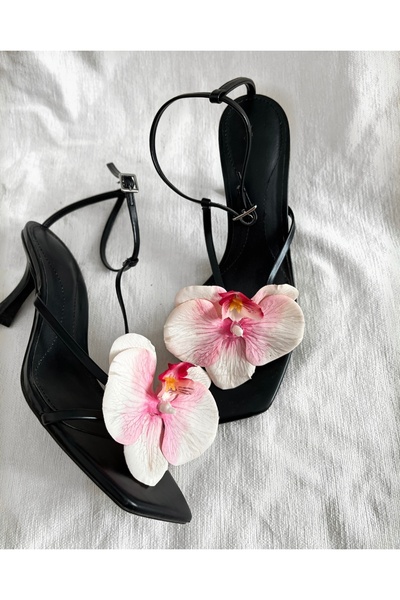 FloresDeCarnaval Layla/ açık pembe orkide klipsli ayakkabı aksesuarı/tokası(1...