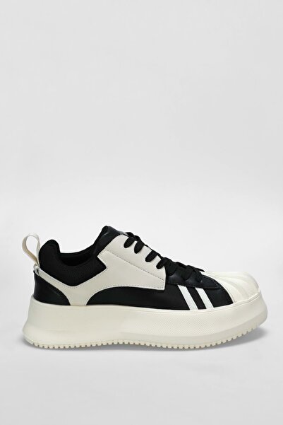 Lufian 112230200 Pıers Sneaker Erkek Deri Ayakkabı SİYAH