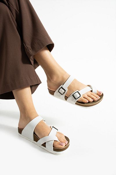 POLOMİA Alane Orthopedic Flexible Comfort Άνετη σόλα Eva Flip Flop Daily Double Strap Γυναικεία σανδάλια Παντόφλες