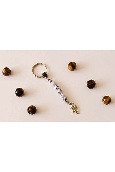 devritarz Havlit Stone Healing Natural Stone Keychain Design