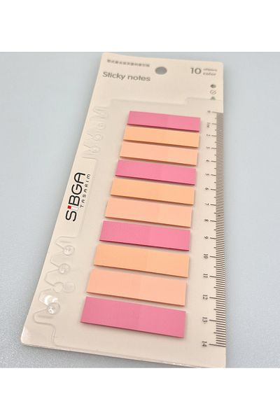 sibga tasarım Transparent Colored Postit Post-it Post It.Bookmark Bookmark Postit Sticker Note Paper 200 Sheets