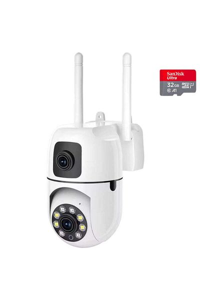 Luxi Camera de Supraveghere WIFI - Doua Lentile 360°