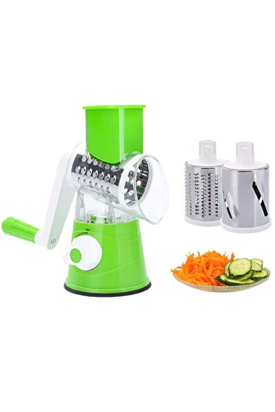 Luxi Πολυλειτουργικός τρίφτης - Λαχανικά, Φρούτα, 3 περιστρεφόμενες λεπίδες από ανοξείδωτο ατσάλι - Grater Pro