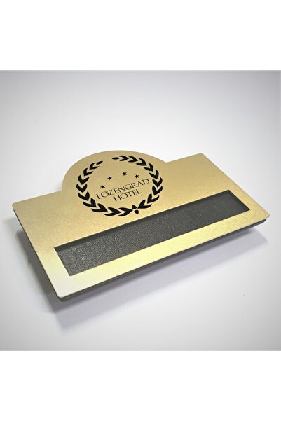 hediyeniz sare'den Personel Yaka Isimliği Metal Mıknatıslı Veya Iğneli