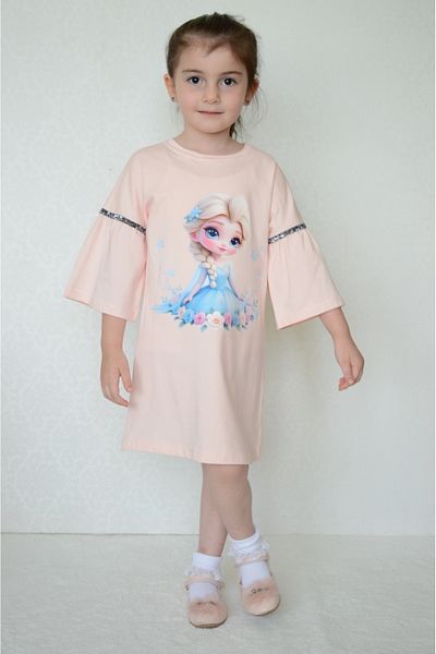 Sevimli Rochie de vara pentru fete Elsa Printed