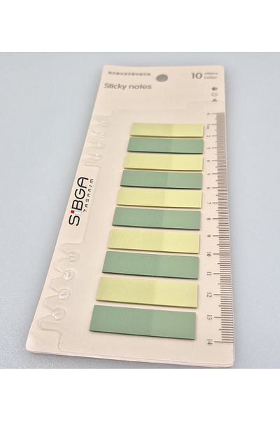 sibga tasarım Transparent Colored Postit Post-it Post It.Bookmark Bookmark Postit Sticker Note Paper 200 Sheets